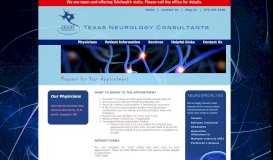 
							         Patient Information | Texas Neurology Consultants in Plano, TX								  
							    