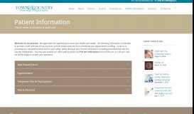 
							         Patient Information - Town And Country – Family Physicians								  
							    