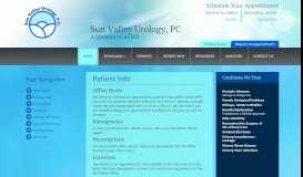 
							         Patient Information | Urologists Sun City, AZ | Sun Valley Urology								  
							    