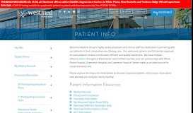 
							         Patient Information - Westmed Medical Group								  
							    