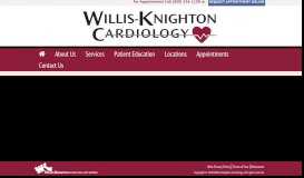 
							         Patient Information - Willis-Knighton Cardiology - Cardiovascular ...								  
							    