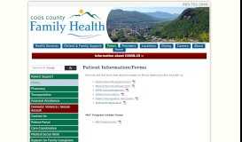 
							         Patient Information/Forms: Coös County Family Health Services								  
							    