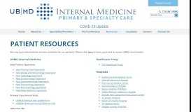 
							         Patient - Internal Medicine Practice | Patient Resources – Amherst, NY								  
							    