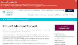 
							         Patient Medical Record- Doctors Community Hospital - Lanham, MD								  
							    