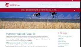 
							         Patient Medical Records | Grande Ronde Hospital | La Grande, OR								  
							    