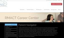 
							         Patient Navigator | Career Center | RMACT								  
							    