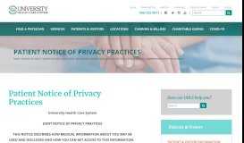 
							         Patient Notice of Privacy Practices Augusta, Georgia (GA) - University ...								  
							    
