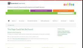 
							         Patient Online Portal - Children's Health Queensland								  
							    