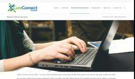 
							         Patient Online Services | CareConnect Health								  
							    