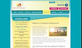 
							         Patient & Pediatric Resources | Chapel Hill Pediatrics								  
							    