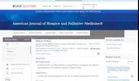 
							         Patient Perspectives on Advance Care Planning via a Patient Portal ...								  
							    