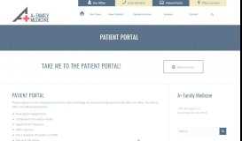 
							         Patient Portal – A+ Family Medicine								  
							    