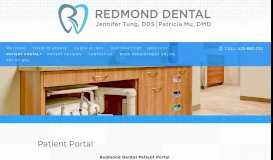 
							         Patient Portal | Accepting New Patients at Redmond Dental								  
							    