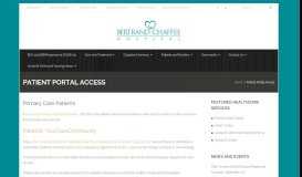 
							         Patient Portal Access | Bertrand Chaffee Hospital								  
							    