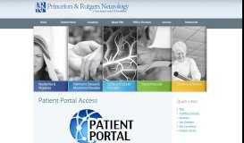 
							         Patient Portal Access - Princeton and Rutgers Neurology, P.A.								  
							    