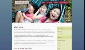 
							         Patient Portal | Access Your Chart Online | Mountain View Pediatrics								  
							    