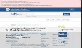 
							         Patient Portal Adoption Rates: A Systematic Literature Review and ...								  
							    