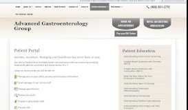 
							         Patient Portal - Advanced Gastroenterology Group								  
							    