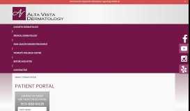 
							         Patient Portal | Alta Vista Dermatology | Denver, CO								  
							    