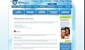 
							         Patient Portal and Forms - Texas Eye Institute								  
							    