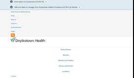 
							         Patient Portal and Medical Records - Doylestown Health								  
							    