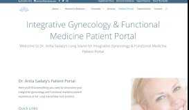 
							         Patient Portal - Anita Sadaty								  
							    