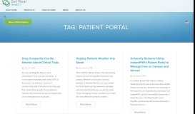 
							         patient portal Archives - Get Real Health								  
							    