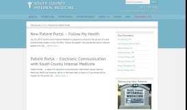
							         Patient Portal Archives - South County Internal Medicine								  
							    