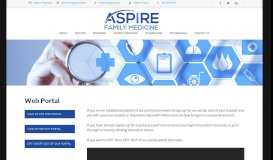 
							         Patient Portal - Aspire Family Medicine								  
							    