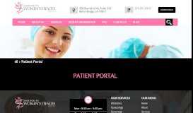 
							         Patient Portal | Associates in Women's Health								  
							    
