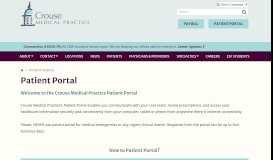 
							         Patient Portal at Crouse Medical Practice - Syracuse								  
							    