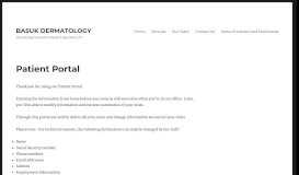 
							         Patient Portal – BASUK DERMATOLOGY - Bay Shore								  
							    