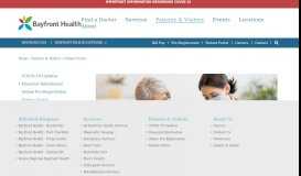 
							         Patient Portal | Bayfront Health | Florida								  
							    