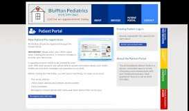 
							         Patient Portal | Bluffton Pediatrics								  
							    