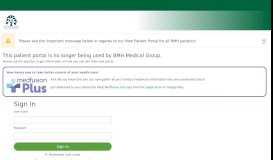 
							         Patient Portal - BMH Medical Group - Medfusion								  
							    