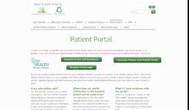 
							         Patient Portal - Brooks Memorial Hospital								  
							    