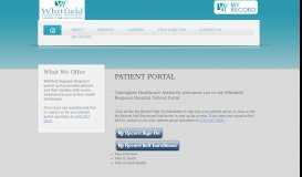 
							         Patient Portal - Bryan W. Whitfield Memorial Hospital								  
							    