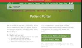 
							         Patient Portal - Canyon View Medical								  
							    