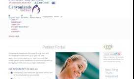
							         Patient Portal - Canyonlands Healthcare								  
							    
