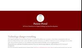 
							         Patient Portal - Capital Cardiology Associates								  
							    