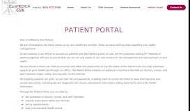 
							         Patient Portal - CareMEDICA Elite								  
							    