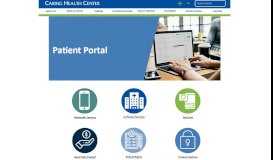 
							         Patient Portal - Caring Health Center								  
							    