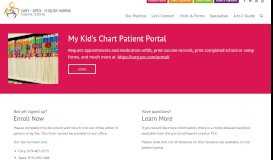
							         Patient Portal – Cary Pediatric Center								  
							    