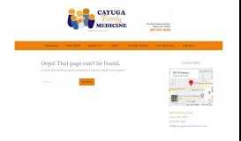 
							         Patient Portal - Cayuga Family Medicine								  
							    