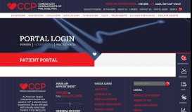 
							         Patient Portal - CCP Patient Login | Cardiology Consultants of ...								  
							    