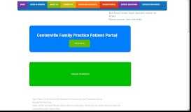 
							         Patient Portal - Centerville Family Practice								  
							    