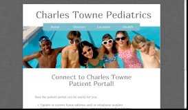 
							         Patient Portal - Charles Towne Pediatrics								  
							    