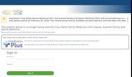 
							         Patient Portal - Clay Platte Family Medicine Clinic & Summit Family ...								  
							    