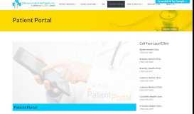 
							         Patient Portal – Clinicas de Salud del Pueblo, Inc.								  
							    