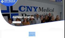 
							         Patient Portal - CNY Medical Professionals								  
							    